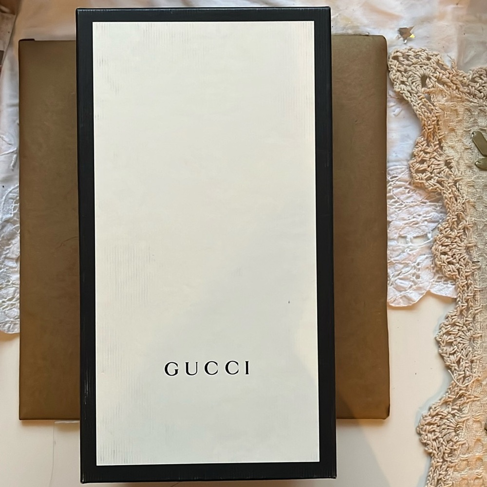 Authentic Gucci box 9” L x 5” w x 2.5” d